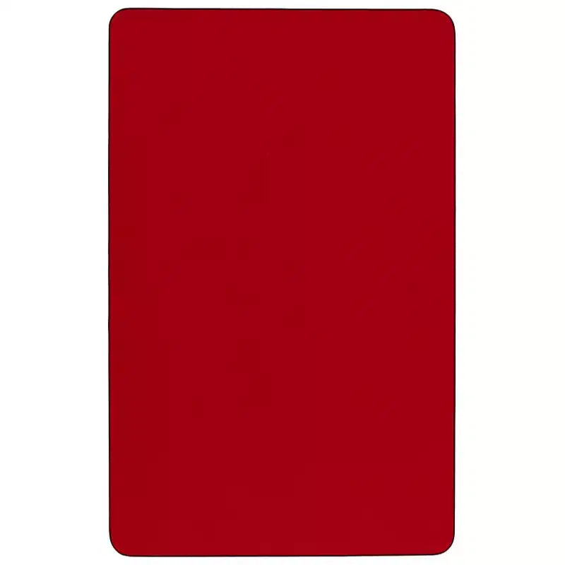 Flash Furniture Table d'activité rectangulaire en stratifié thermique de 30'' L x 48'' P - Pieds réglables en hauteur standard