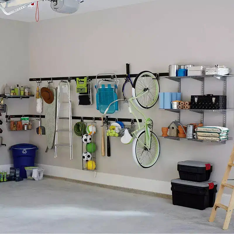 Organisateur de garage de support à vélos mural à fixation verticale Rubbermaid FastTrack