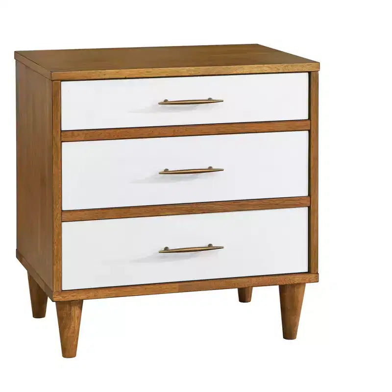Table de chevet 3 tiroirs Lifestorey Ana Mid Century Modern