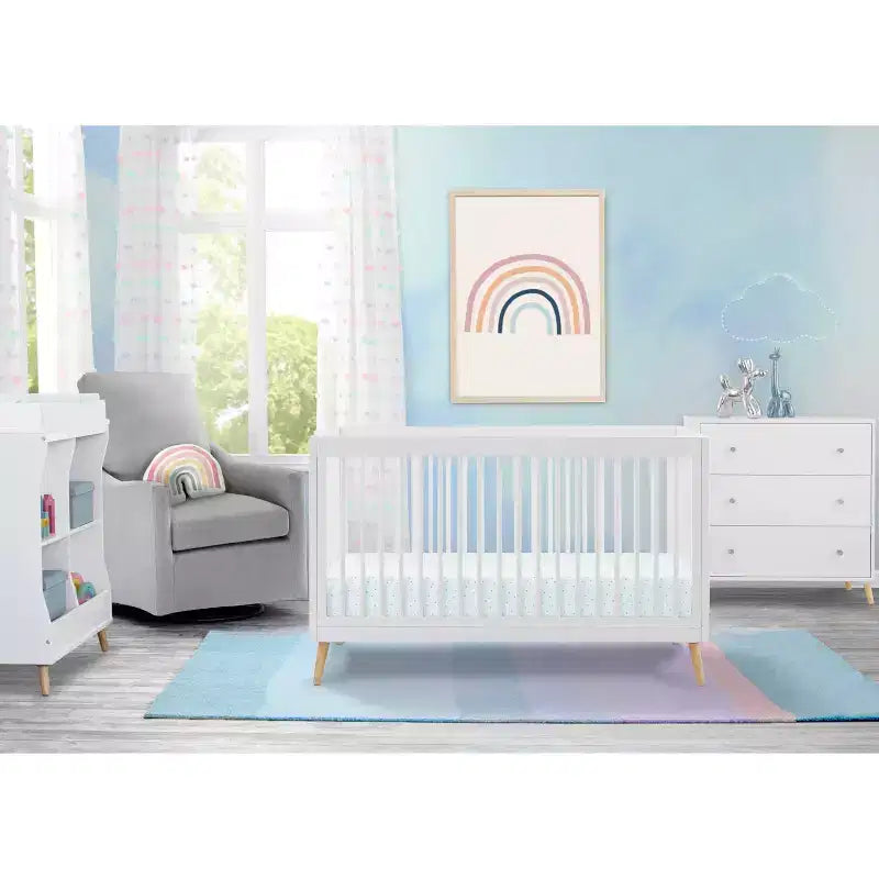 Lit de bébé convertible 4-en-1 Jordan de Delta Children