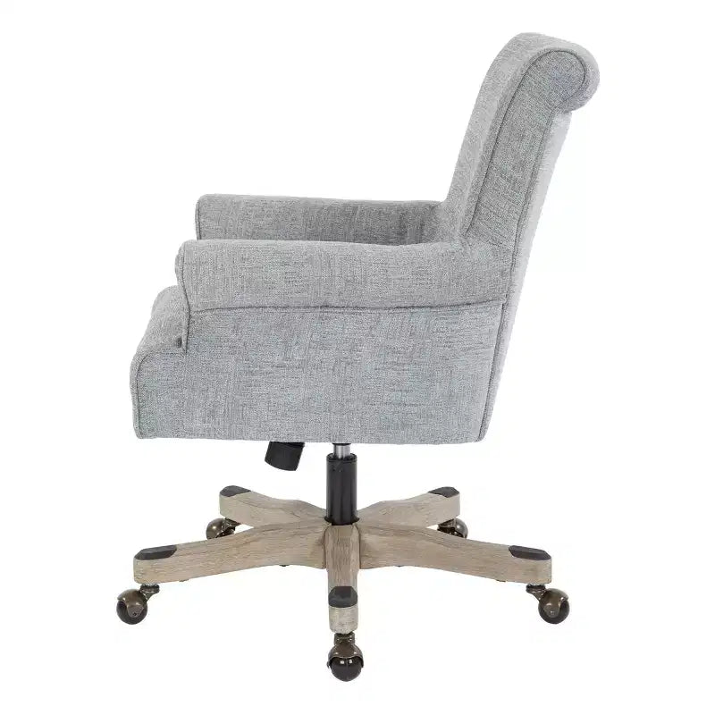 Chaise de bureau Megan en bois grisé – OSP Home Furnishings