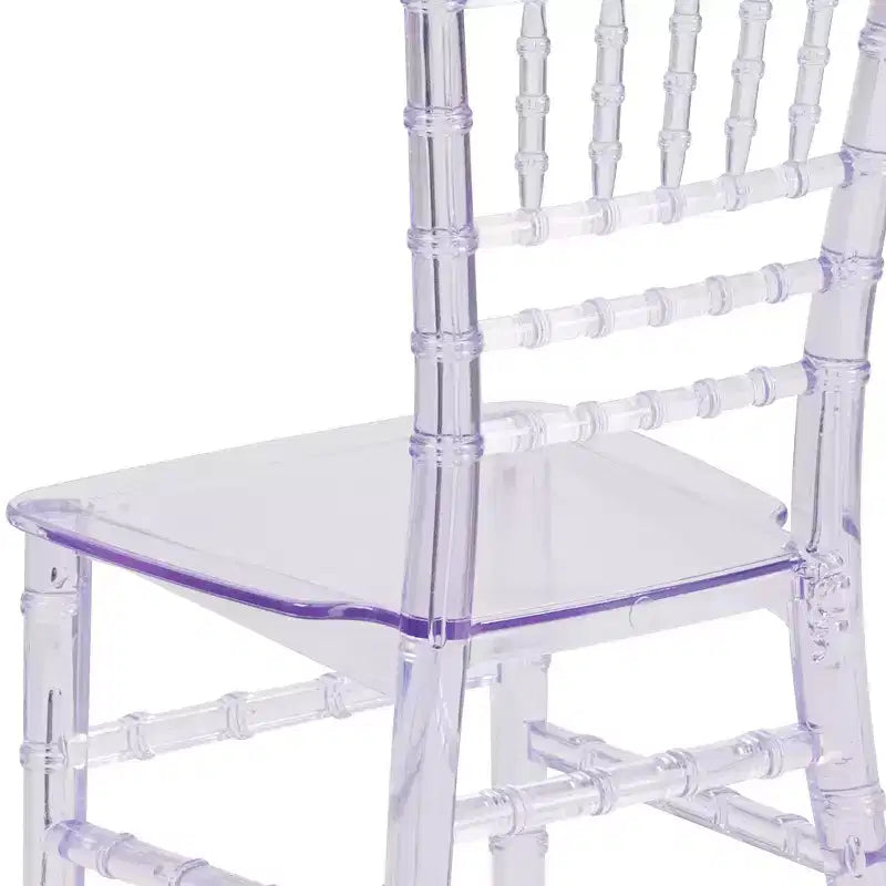 Chaise Chiavari Flash Furniture en résine pour enfant, pour fêtes et événements, usage commercial et résidentiel