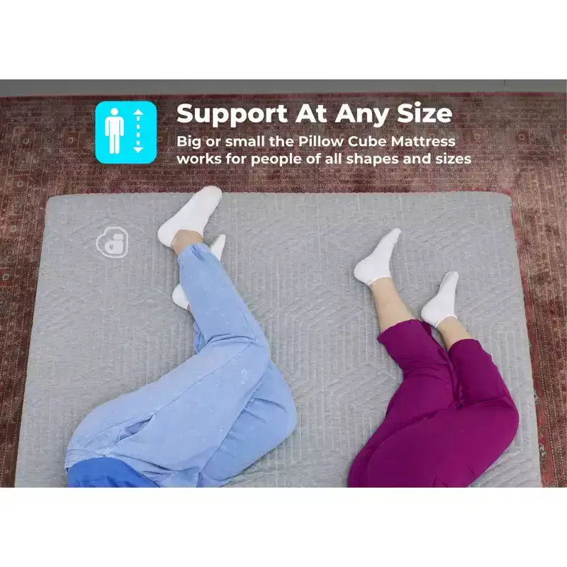 Breathable Cooling 3-Layer Memory Foam Mattress for Side Sleepers w/Hip, Neck, and Shoulder Support & Mattress Cover