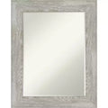 Dove Greywash Petite Bevel Bathroom Wall Mirror 76.2 × 61.0 cm.