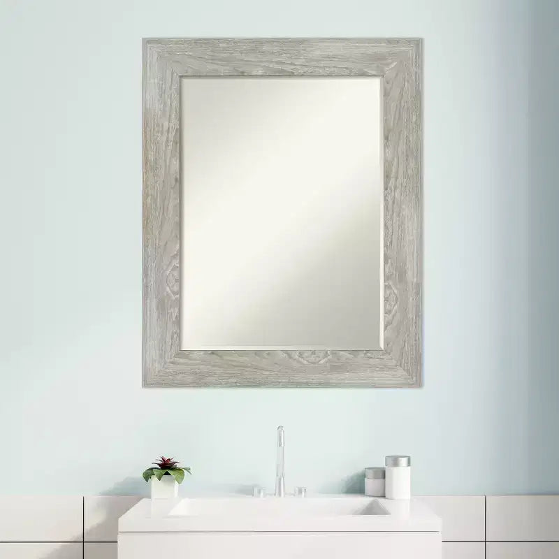 Petite Bevel Bathroom Wall Mirror 76.2 × 61.0 cm