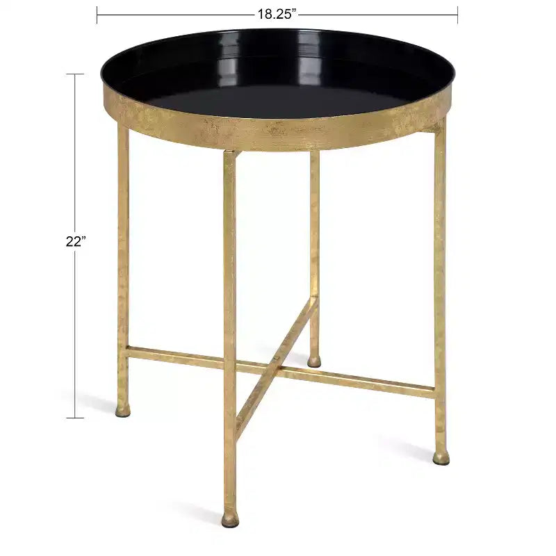 Round Metal Side Table