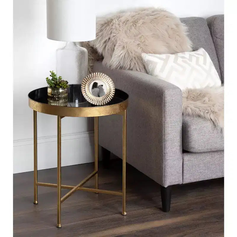 Round Metal Side Table