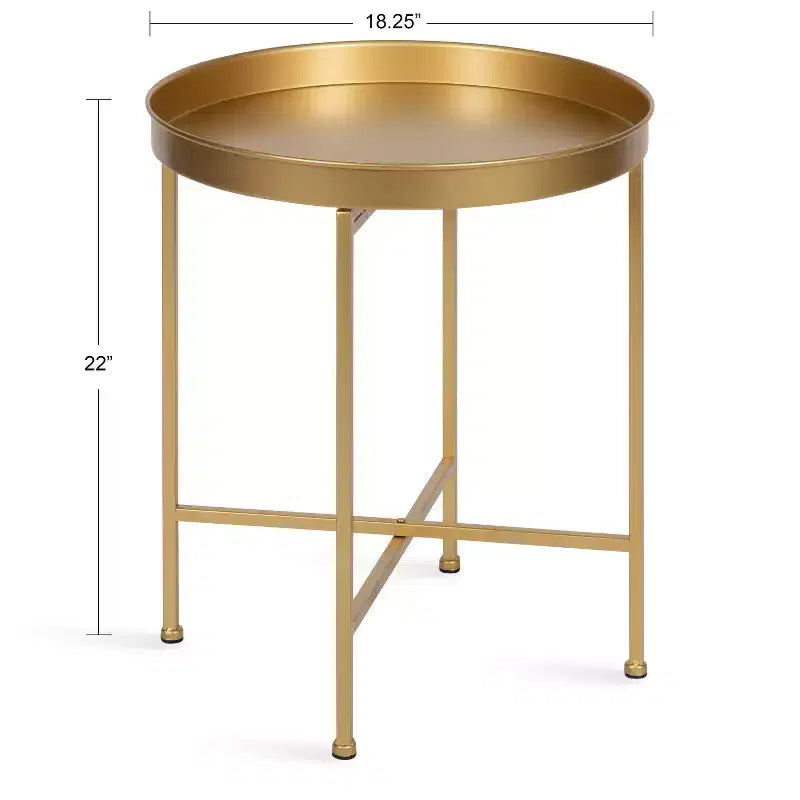 Round Metal Side Table
