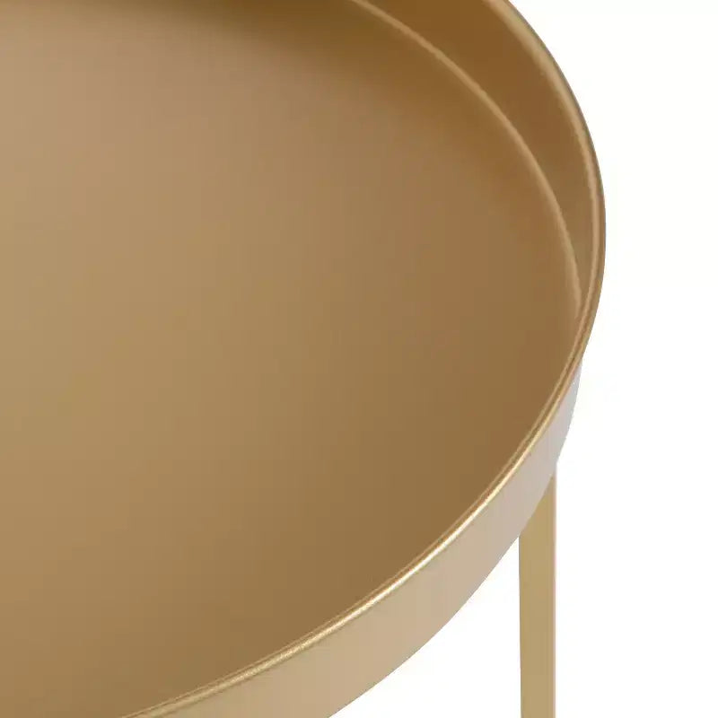 Round Metal Side Table
