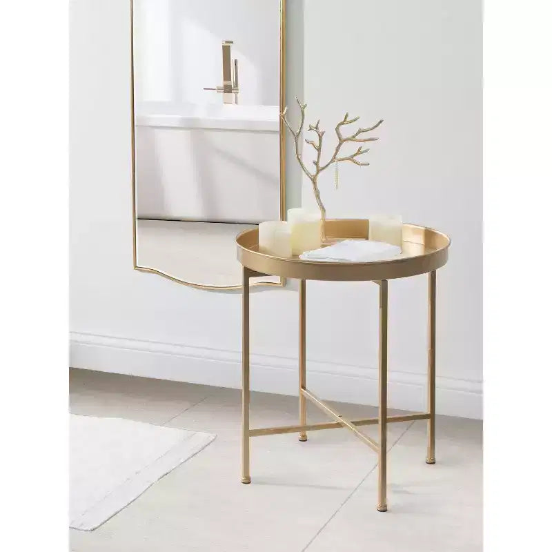 Round Metal Side Table
