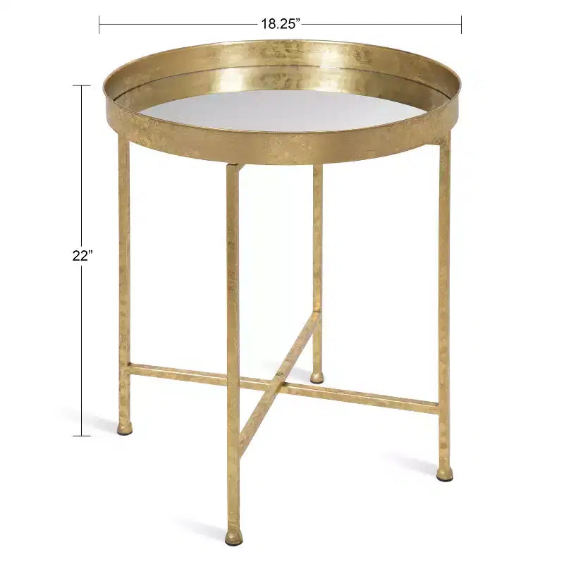 Round Metal Side Table