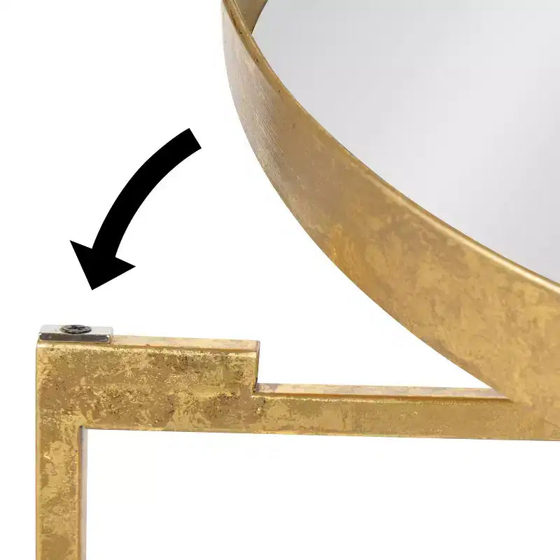 Round Metal Side Table