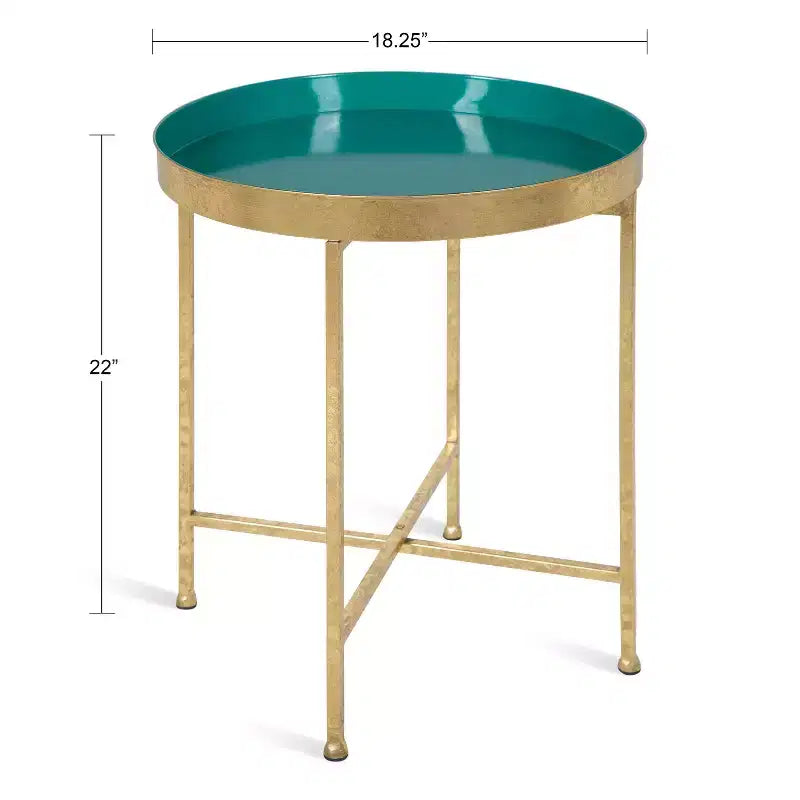 Round Metal Side Table