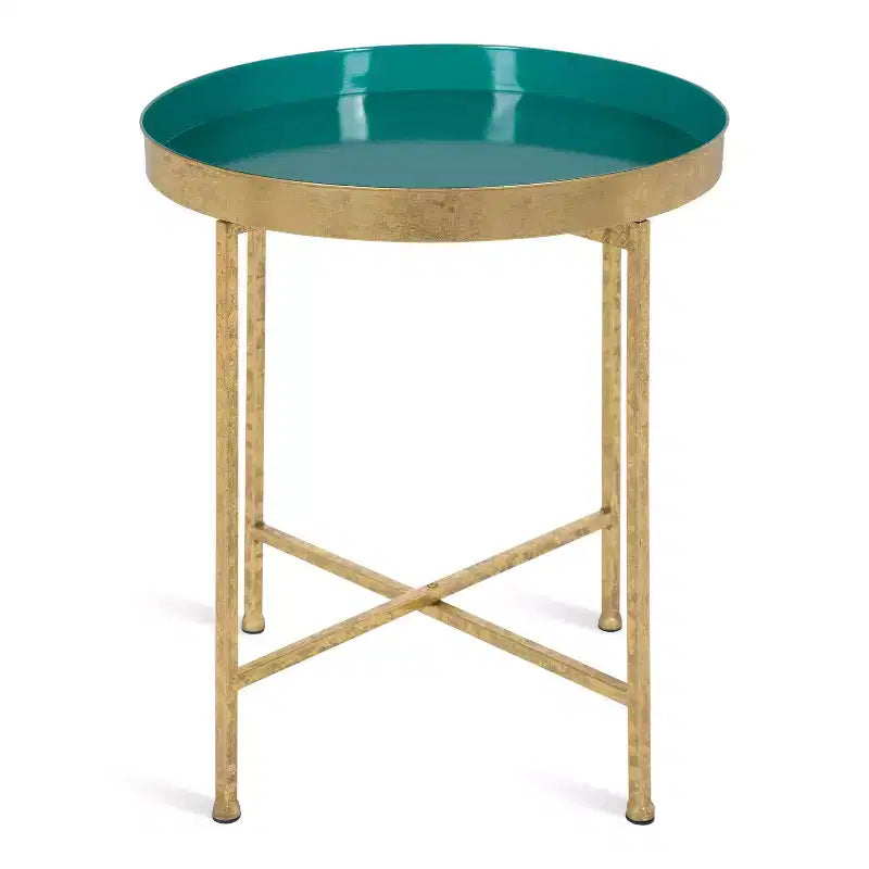 Round Metal Side Table
