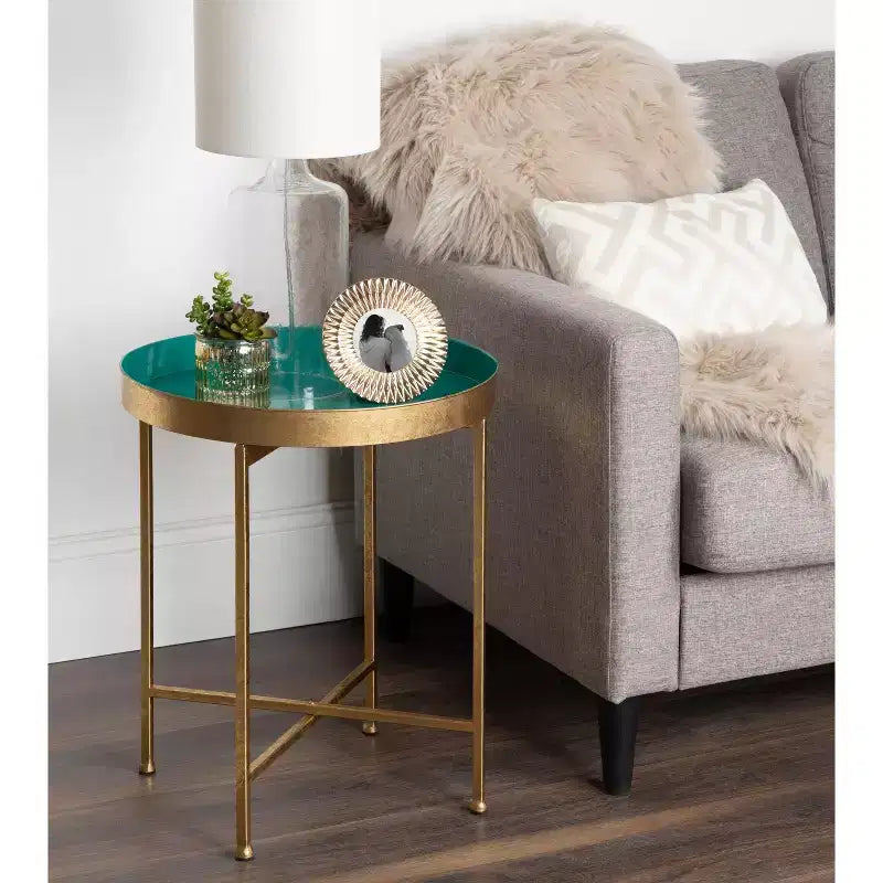 Round Metal Side Table