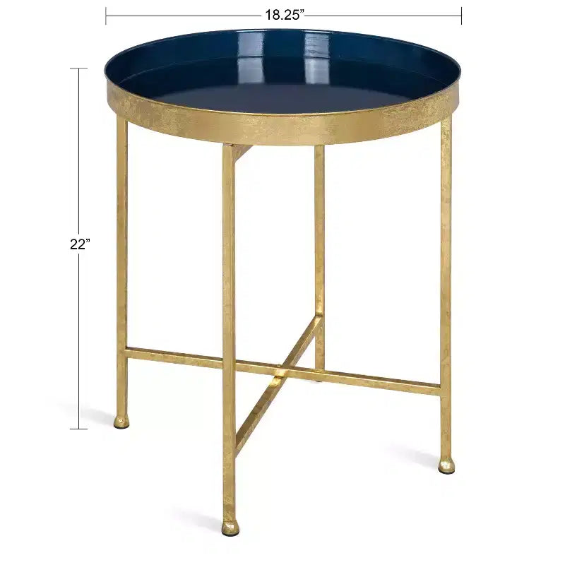 Round Metal Side Table