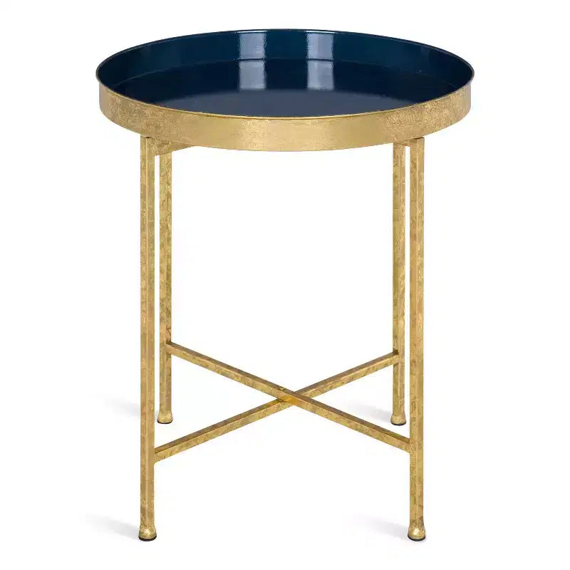 Round Metal Side Table