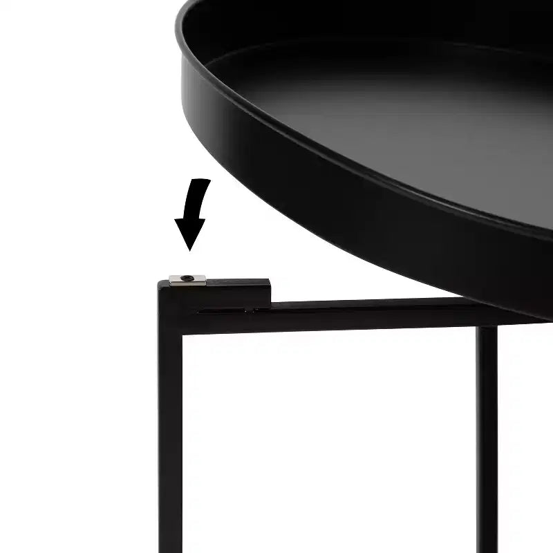 Round Metal Side Table