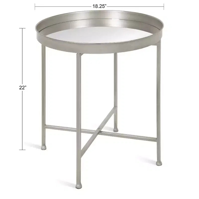Round Metal Side Table