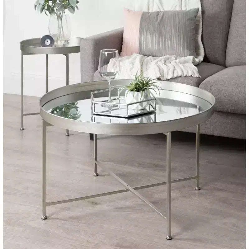 Round Metal Side Table
