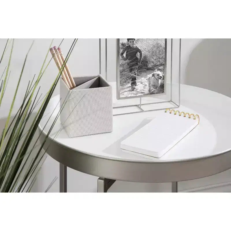 Round Metal Side Table