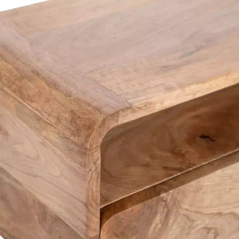 Floating Side Table with Drawer