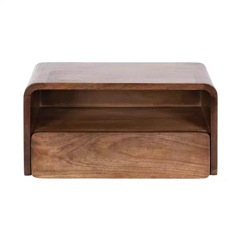 Floating Side Table with Drawer