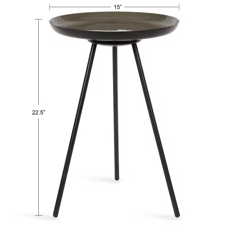 Laranya Round Metal Side Table