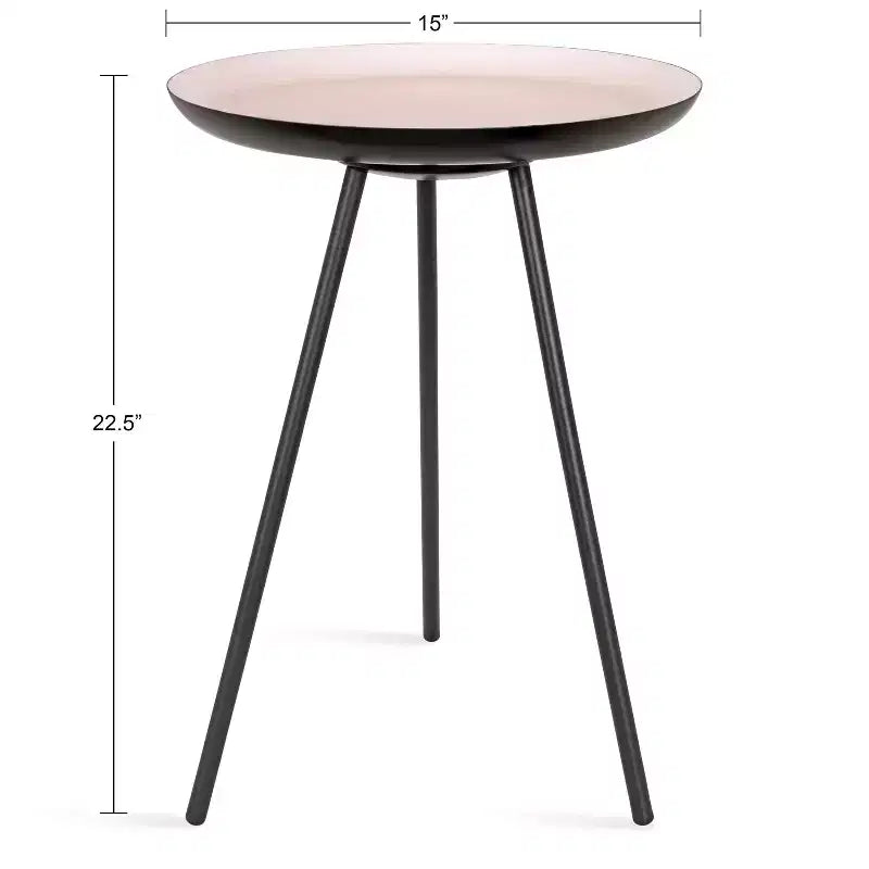 Laranya Round Metal Side Table