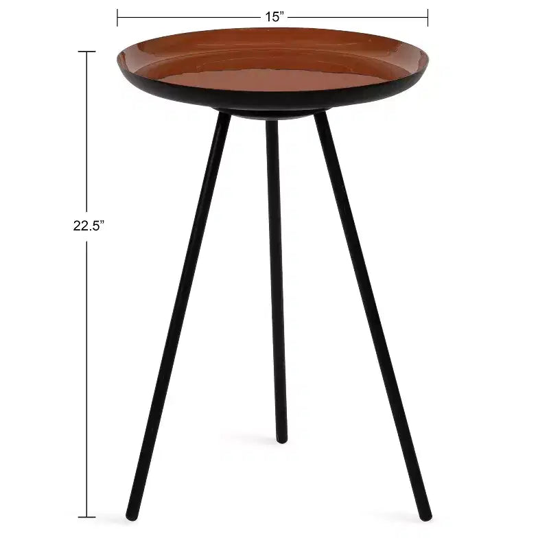 Laranya Round Metal Side Table