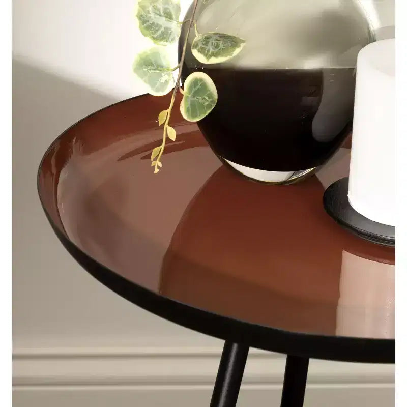 Laranya Round Metal Side Table