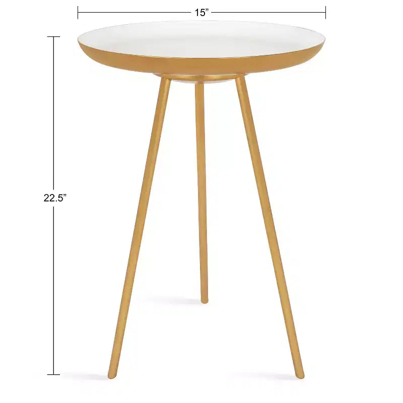 Laranya Round Metal Side Table
