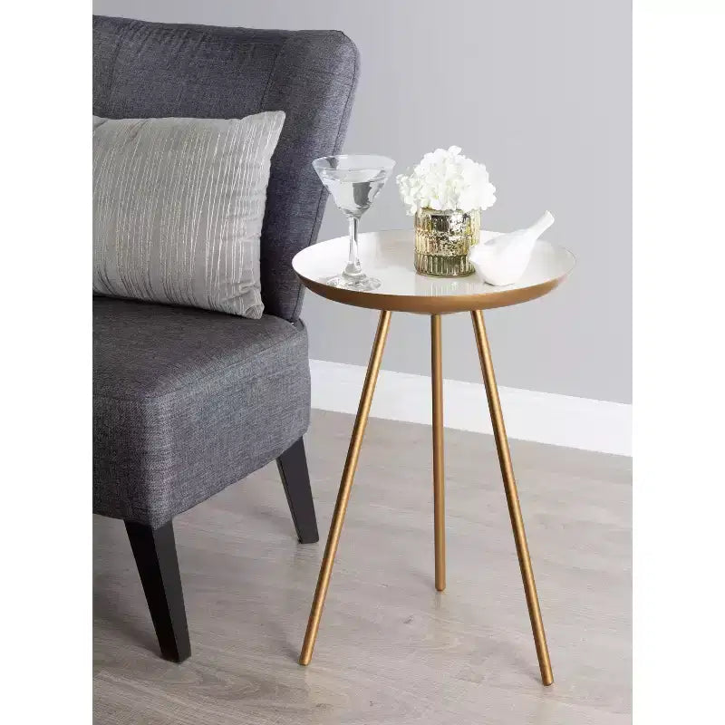 Laranya Round Metal Side Table