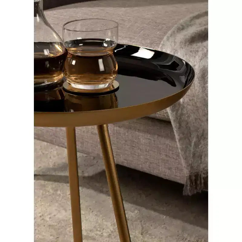 Laranya Round Metal Side Table