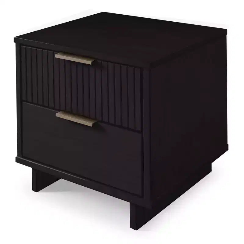 Granville Modern 2 Drawer Nightstand