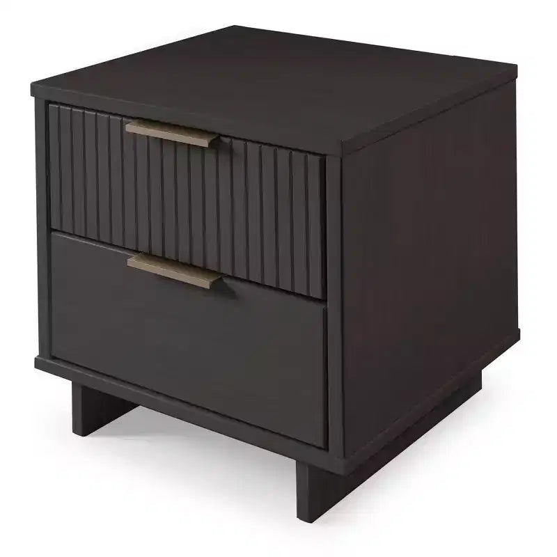 Granville Modern 2 Drawer Nightstand