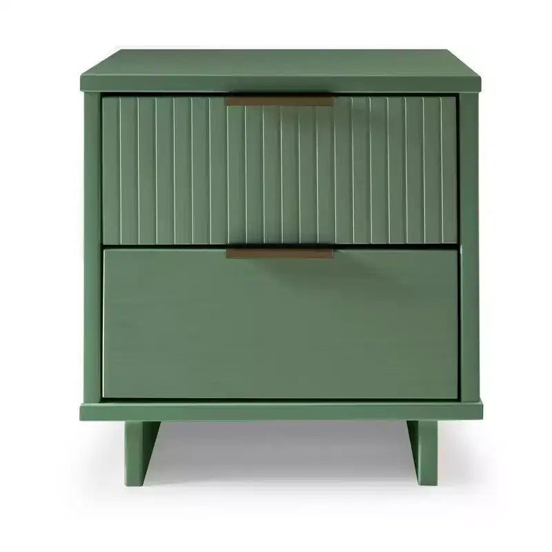 Granville Modern 2 Drawer Nightstand