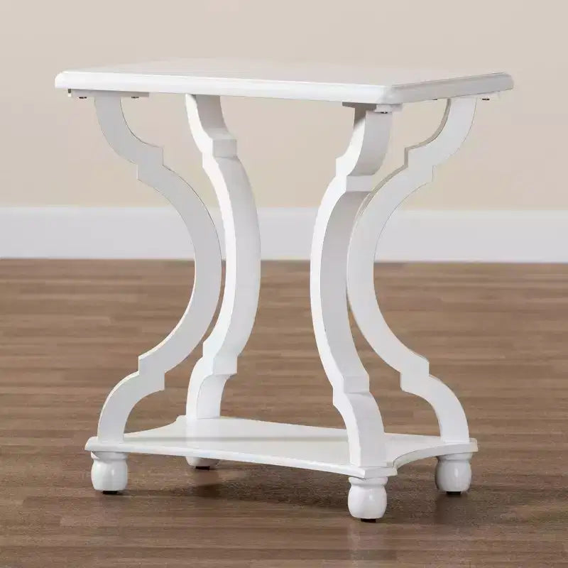 Wood End Table