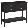 4-Drawer Console Table Entryway Table