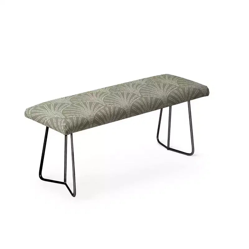Iveta Abolina Scallop Fan Sage Bench