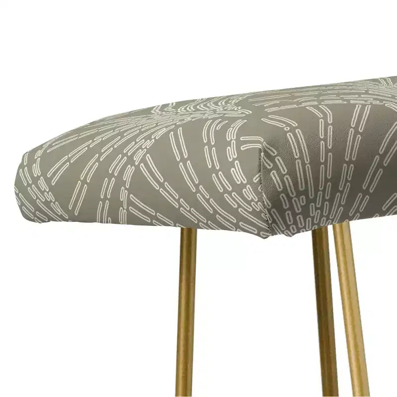Iveta Abolina Scallop Fan Sage Bench