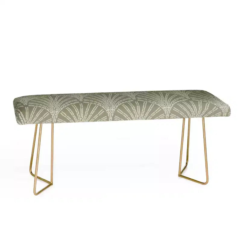 Iveta Abolina Scallop Fan Sage Bench