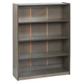 Wooden Classic Bookcase with Adjustable Shelves, 121.9 cm, Classroom Bookshelf