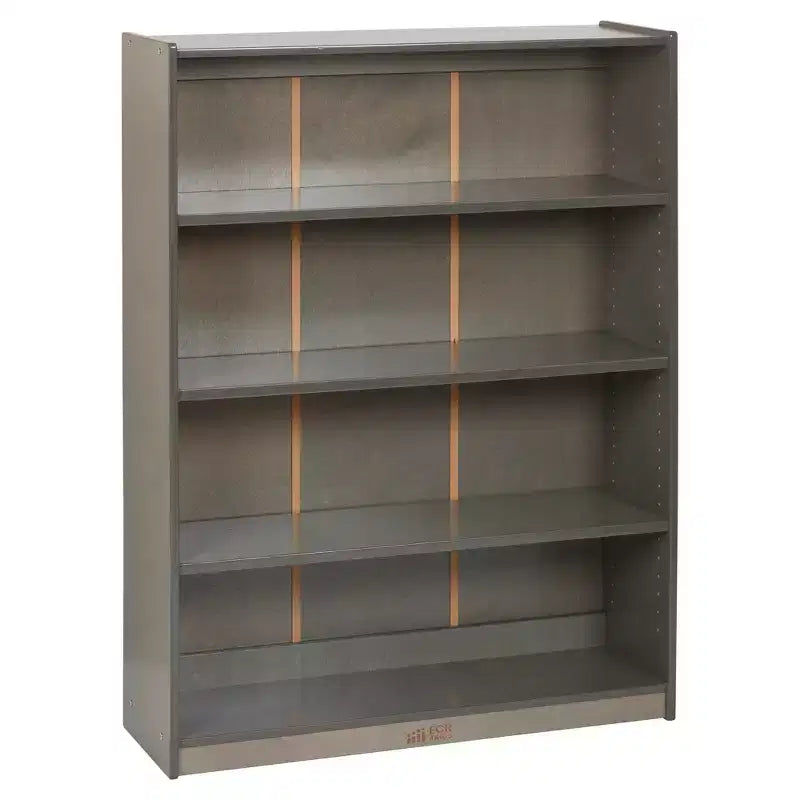 Wooden Classic Bookcase with Adjustable Shelves, 121.9 cm, Classroom Bookshelf
