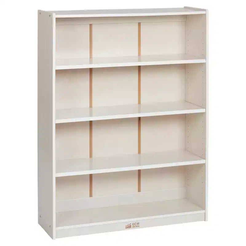 Wooden Classic Bookcase with Adjustable Shelves, 121.9 cm, Classroom Bookshelf