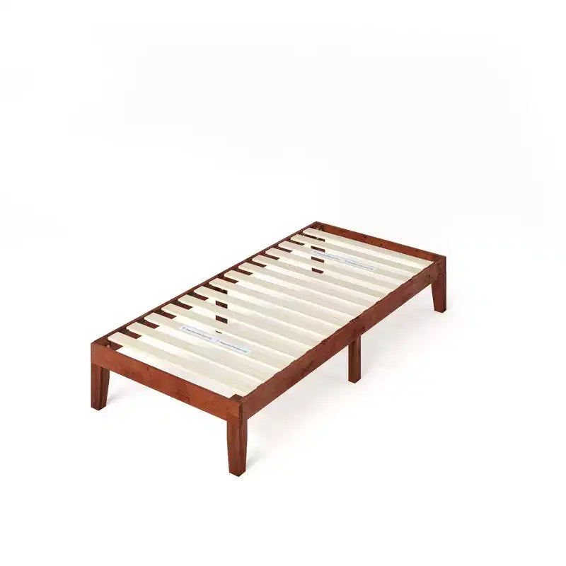 Wen Wood Platform Bed Frame Cherry