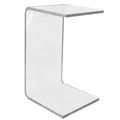 Luxurious Acrylic C Shaped Table, Beautiful Living Room Decor, Perfect For Sofas and Beds