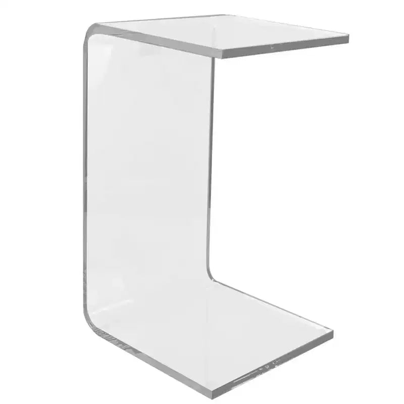 Luxurious Acrylic C Shaped Table, Beautiful Living Room Decor, Perfect For Sofas and Beds