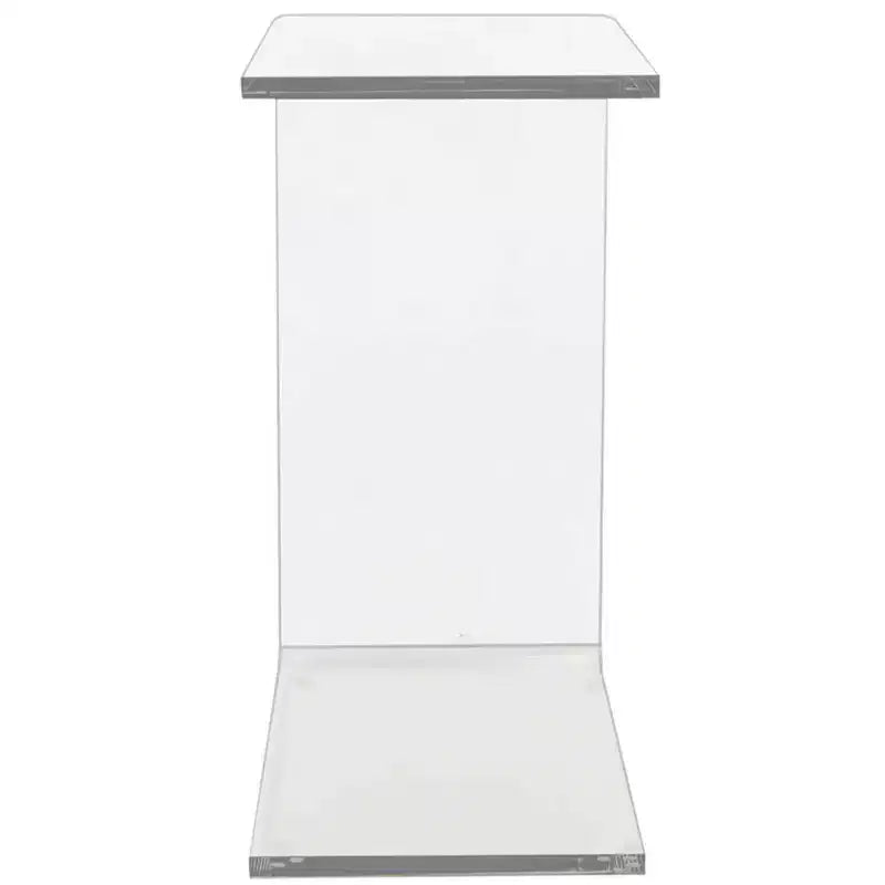 Luxurious Acrylic C Shaped Table, Beautiful Living Room Decor, Perfect For Sofas and Beds