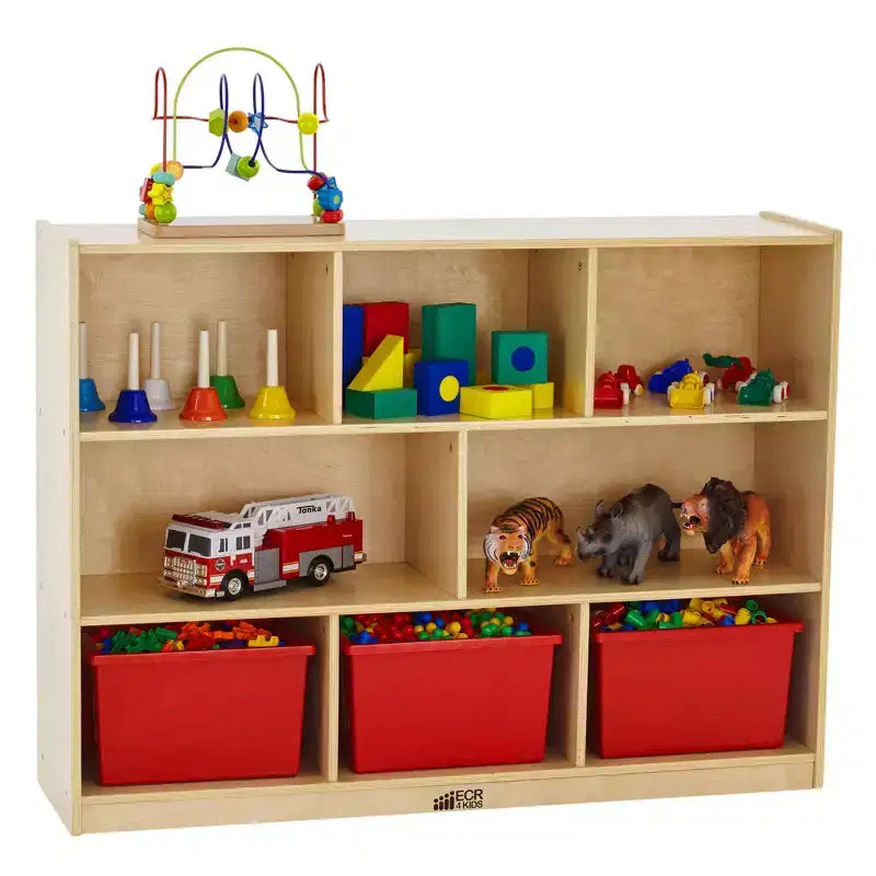 8-Compartment Mobile Storage Cabinet, Elementary, Classroom Furniture